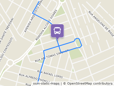 Mapa da parada