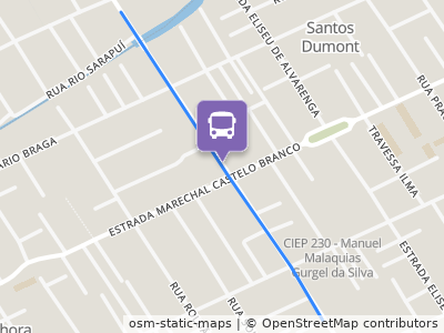 Mapa da parada