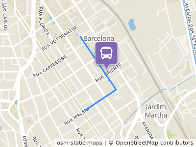 Mapa da parada