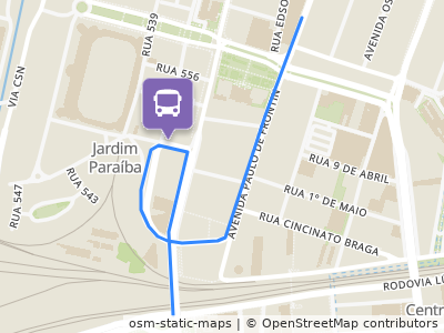Mapa da parada