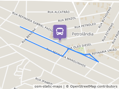 Mapa da parada