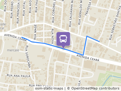 Mapa da parada