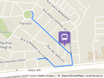 Mapa da parada