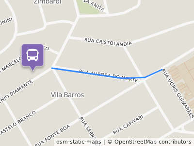 Mapa da parada