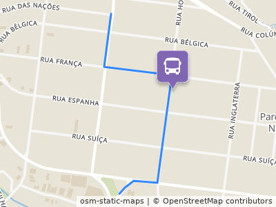 Mapa da parada