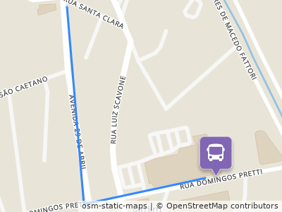 Mapa da parada