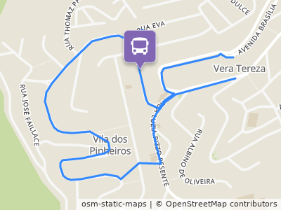 Mapa da parada