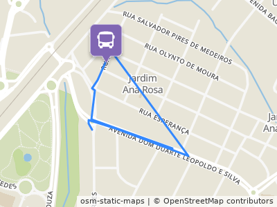 Mapa da parada