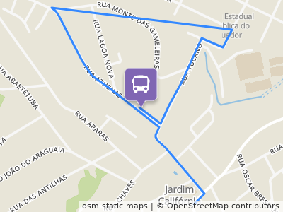 Mapa da parada
