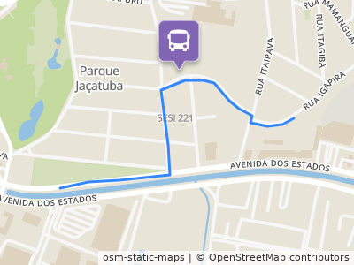 Mapa da parada