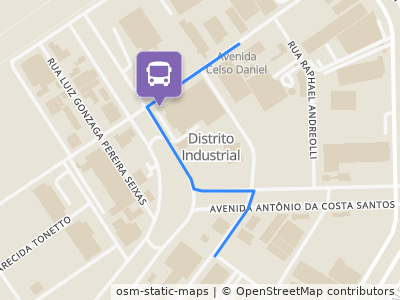 Mapa da parada