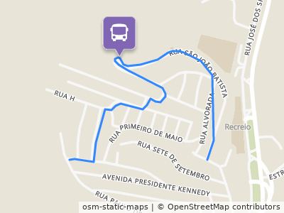 Mapa da parada