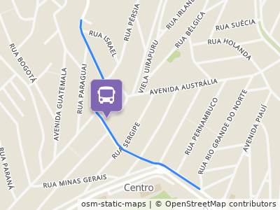 Mapa da parada