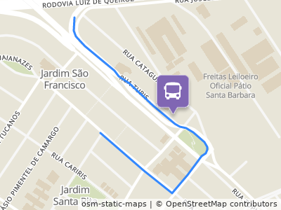 Mapa da parada