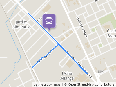 Mapa da parada