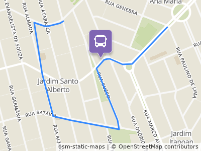 Mapa da parada