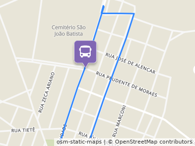 Mapa da parada