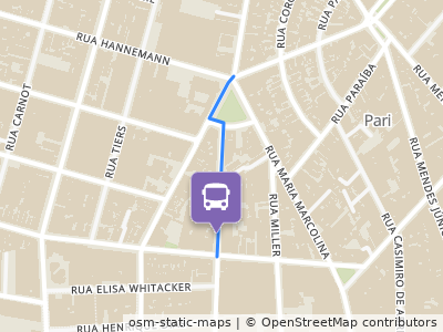 Mapa da parada