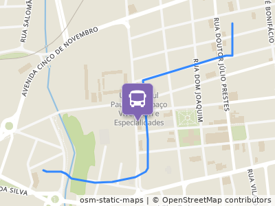 Mapa da parada