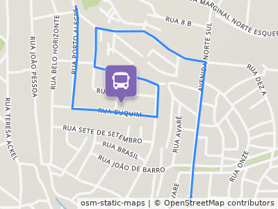 Mapa da parada