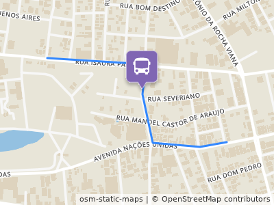 Mapa da parada