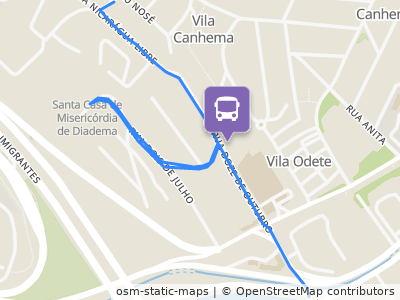 Mapa da parada