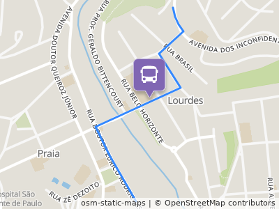 Mapa da parada