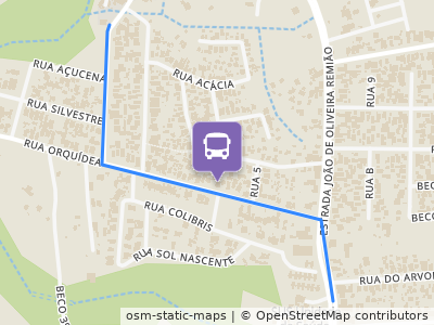 Mapa da parada