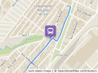 Mapa da parada