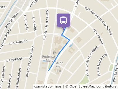 Mapa da parada