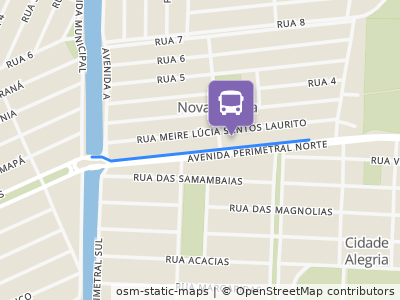 Mapa da parada