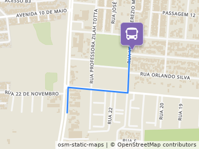 Mapa da parada