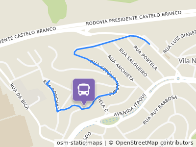 Mapa da parada