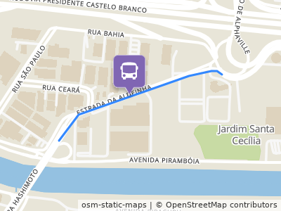 Mapa da parada