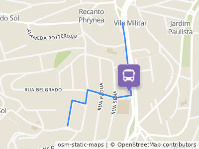 Mapa da parada