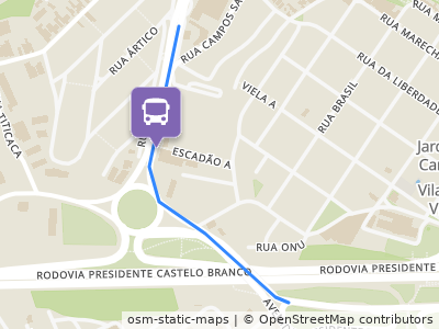 Mapa da parada