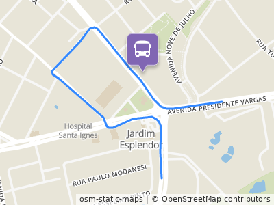 Mapa da parada