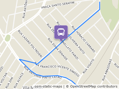 Mapa da parada
