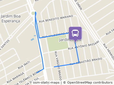 Mapa da parada