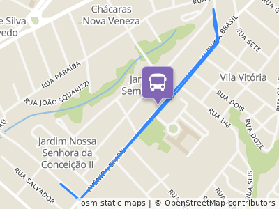 Mapa da parada