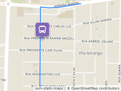 Mapa da parada