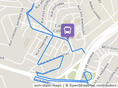Mapa da parada