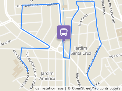 Mapa da parada