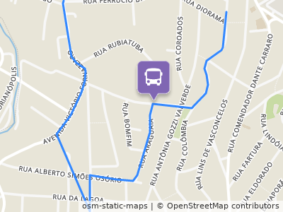 Mapa da parada