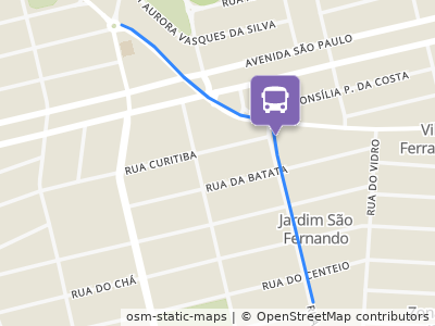 Mapa da parada