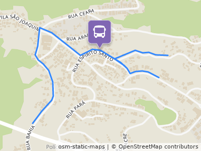 Mapa da parada