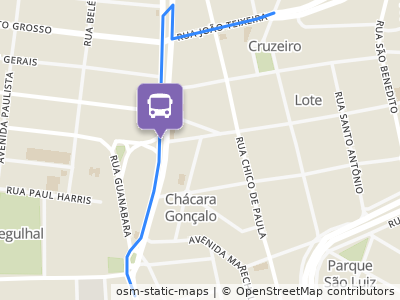 Mapa da parada
