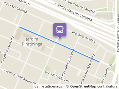 Mapa da parada