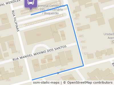 Mapa da parada