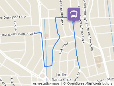 Mapa da parada
